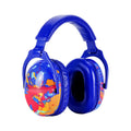 ZOHAN Kid Noise Reduction Earmuffs in blue with colorful design, offering 25dB hearing protection for children.